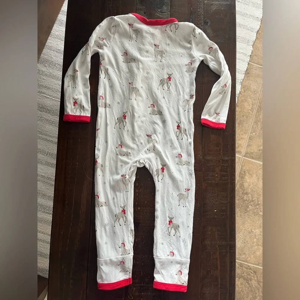 Kyte Baby Cloud Deer Christmas Reindeer Footless Romper Pajamas Onesie Bamboo